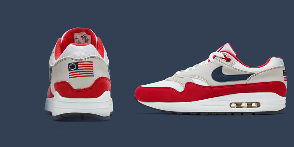 Air max 1 quick shop strike fourth of july ebay